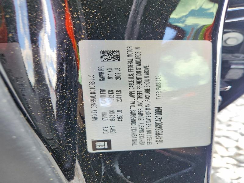 Продажа на аукционе авто 2012 Buick Verano, vin: 1G4PR5SK8C4210094, номер лота: 54814346