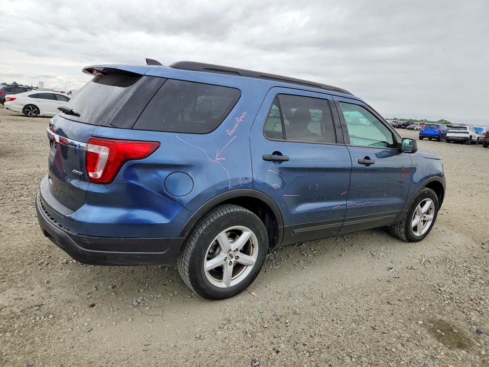 55009496 :رقم المزاد ، 1FM5K8B81JGB89280 vin ، 2018 Ford Explorer مزاد بيع