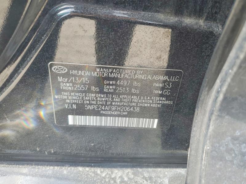 Продажа на аукционе авто 2015 Hyundai Sonata, vin: 5NPE24AF9FH206438, номер лота: 53976996