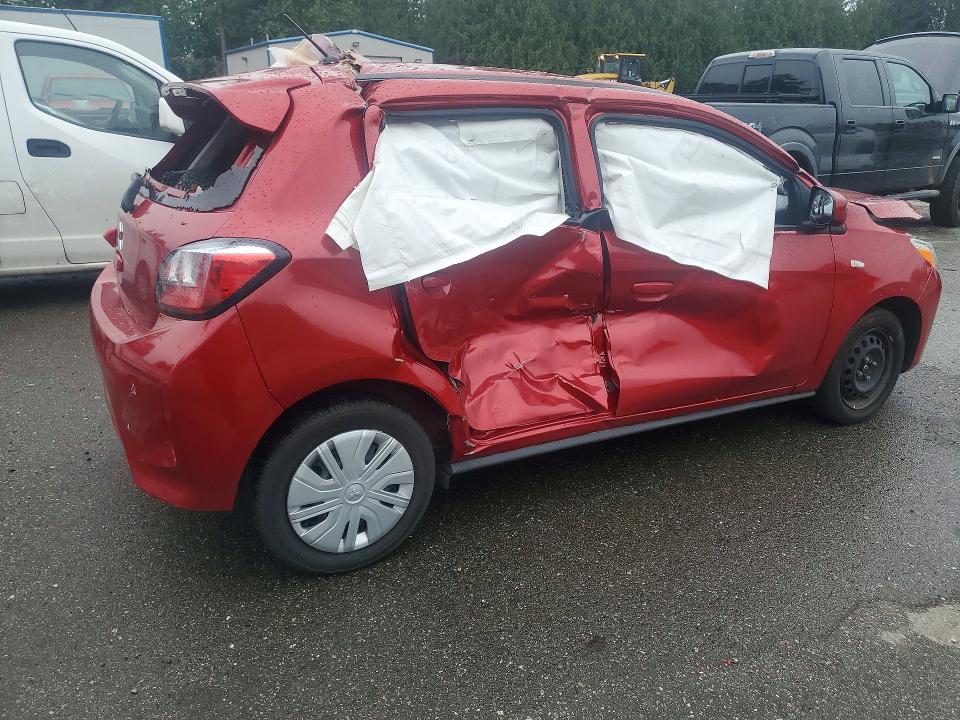 2021 Mitsubishi Mirage მანქანა იყიდება აუქციონზე, vin: ML32AUHJ9MH014161, აუქციონის ნომერი: 54291636