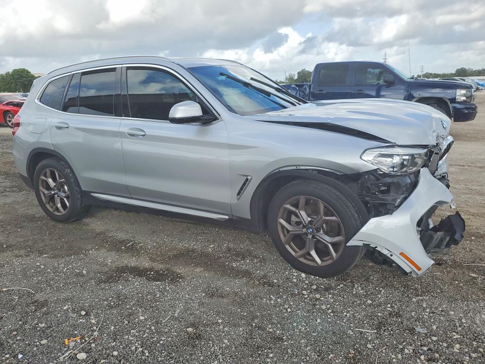 Auction sale of the 2021 Bmw X3, vin: 5UXTY3C01M9H96974, lot number: 54654166