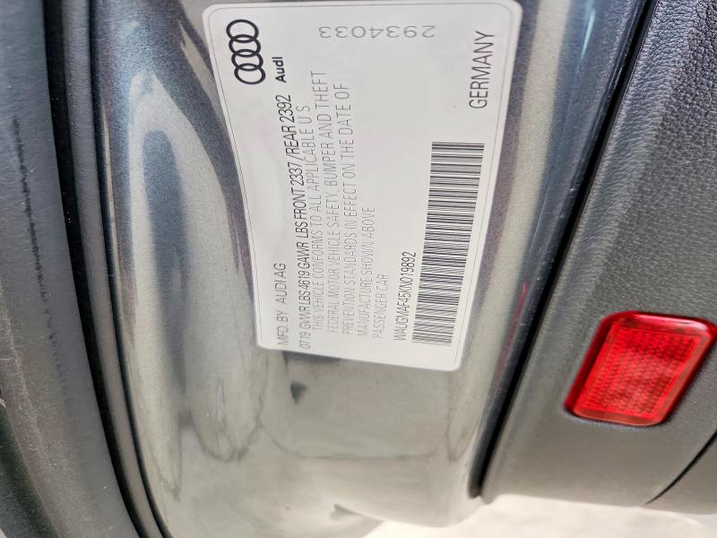 2019 Audi A4 მანქანა იყიდება აუქციონზე, vin: WAUGMAF45KN019892, აუქციონის ნომერი: 54281006
