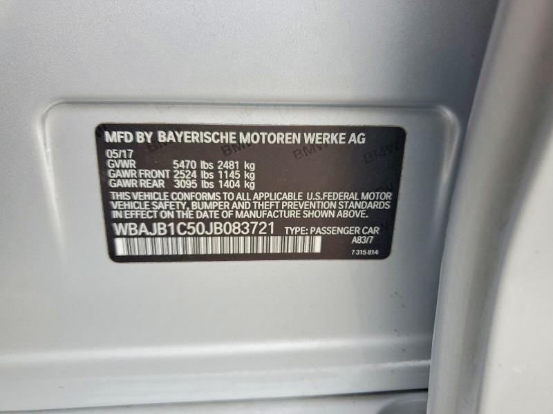 Продажа на аукционе авто 2018 Bmw 530xe, vin: WBAJB1C50JB083721, номер лота: 53435826