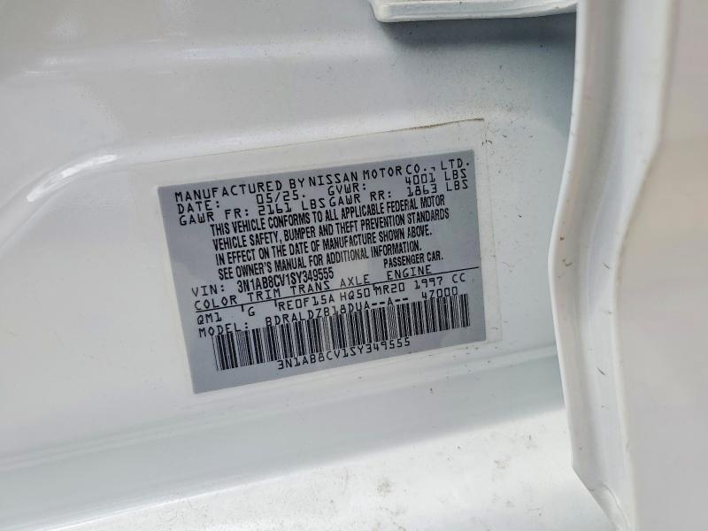 Aukcja sprzedaży 2025 Nissan Sentra, vin: 3N1AB8CV1SY349555, numer aukcji: 54911256