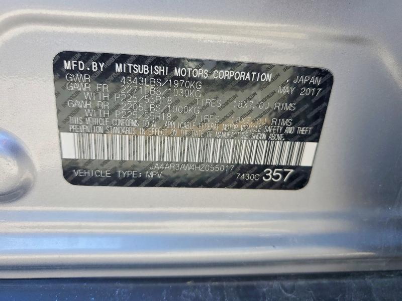 Продаж на аукціоні авто 2017 Mitsubishi Outlander Sport, vin: JA4AR3AW4HZ055017, номер лоту: 55202806