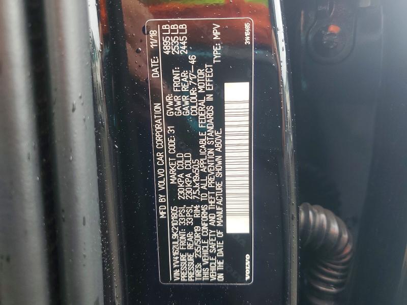 Продаж на аукціоні авто 2019 Volvo Xc40, vin: YV4162UL9K2101805, номер лоту: 54412986