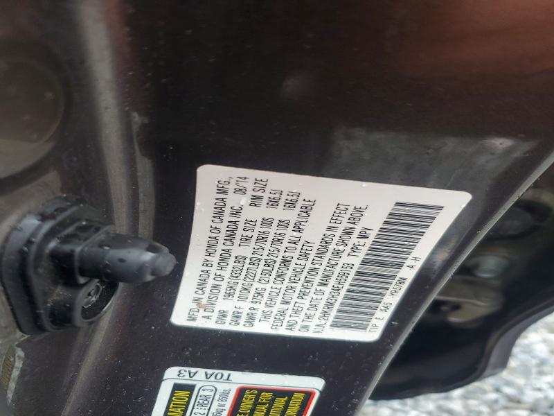 52531936 :رقم المزاد ، 2HKRM3H34EH559153 vin ، 2014 Honda Cr-v مزاد بيع