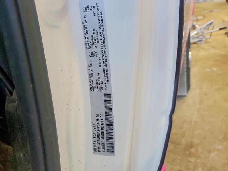 Продажа на аукционе авто 2023 Ram 2500, vin: 3C6MR5AJ4PG605194, номер лота: 53533676