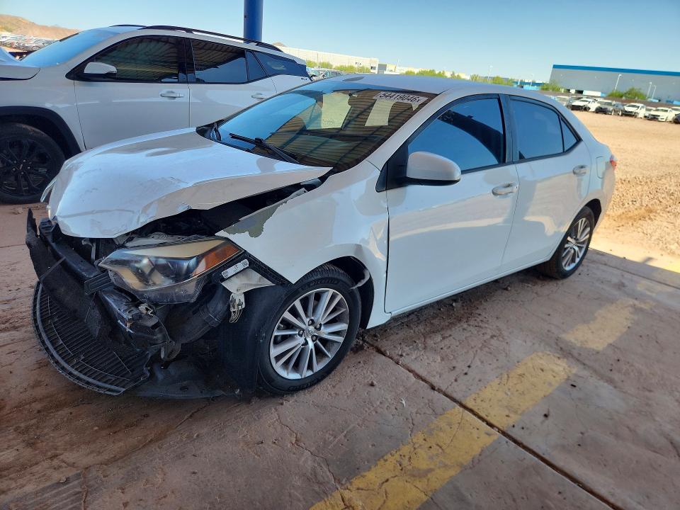 54419046 :رقم المزاد ، 5YFBURHE6FP343069 vin ، 2015 Toyota Corolla مزاد بيع