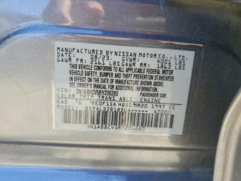 Продажа на аукционе авто 2024 Nissan Sentra, vin: 3N1AB8CV5RY206280, номер лота: 53128826