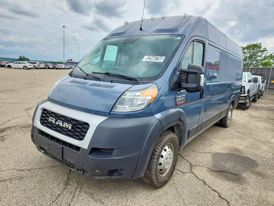 2021 Ram Promaster 3500 მანქანა იყიდება აუქციონზე, vin: 3C6MRVJGXME535681, აუქციონის ნომერი: 52946756
