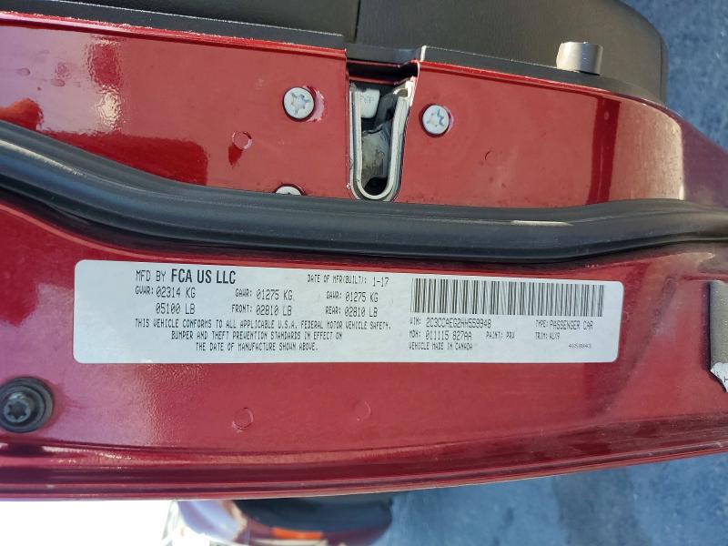 2017 Chrysler 300c მანქანა იყიდება აუქციონზე, vin: 2C3CCAEG2HH559948, აუქციონის ნომერი: 53215606