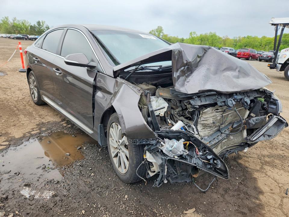 53599066 :رقم المزاد ، 5NPE34AF9FH208445 vin ، 2015 Hyundai Sonata مزاد بيع