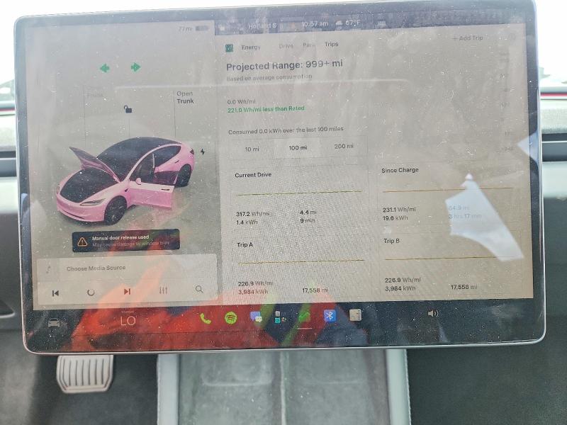 Продаж на аукціоні авто 2024 Tesla Model 3, vin: 5YJ3E1EA9RF756852, номер лоту: 54827226