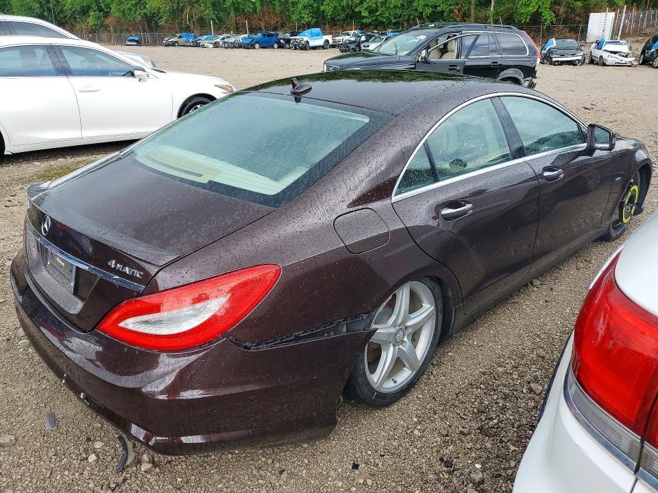 2012 Mercedes-benz Cls მანქანა იყიდება აუქციონზე, vin: WDDLJ9BB4CA050661, აუქციონის ნომერი: 54224026