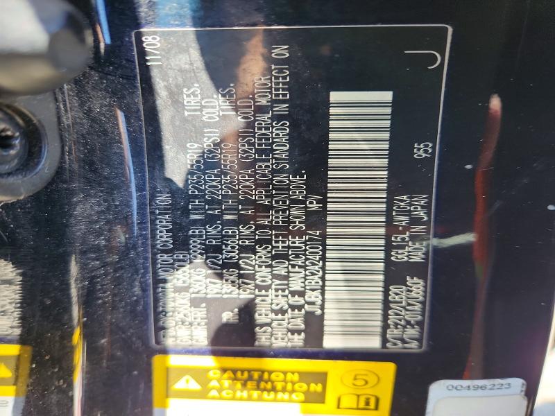 Aukcja sprzedaży 2010 Lexus Rx, vin: JTJBK1BA2A2400174, numer aukcji: 54699346