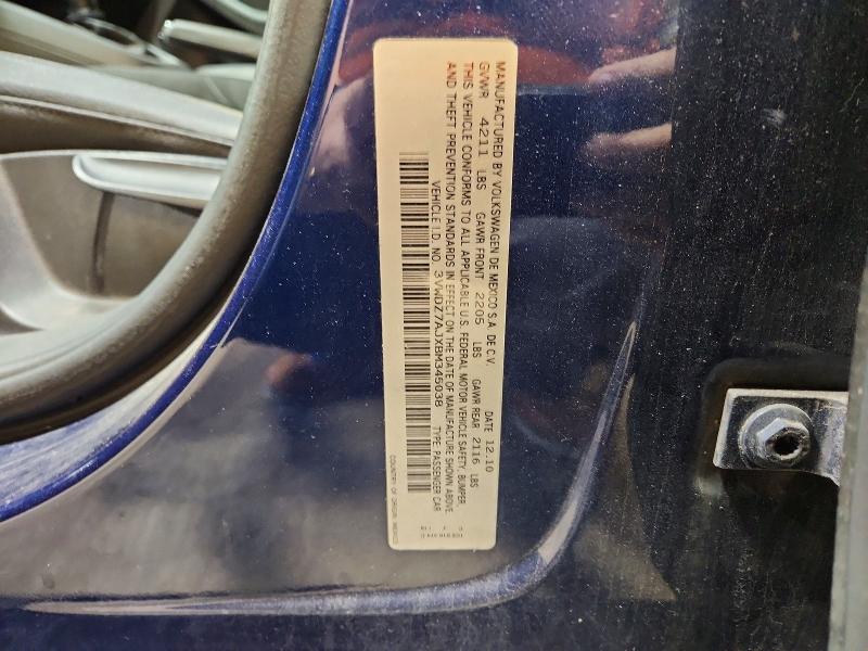 Продаж на аукціоні авто 2011 Volkswagen Jetta, vin: 3VWDZ7AJXBM345038, номер лоту: 52464716
