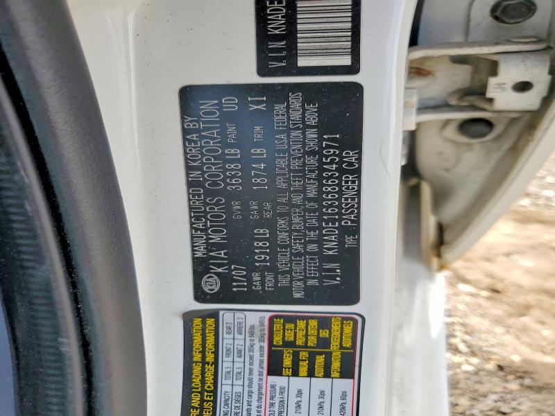Продажа на аукционе авто 2008 Kia Rio, vin: KNADE163686345971, номер лота: 54497606