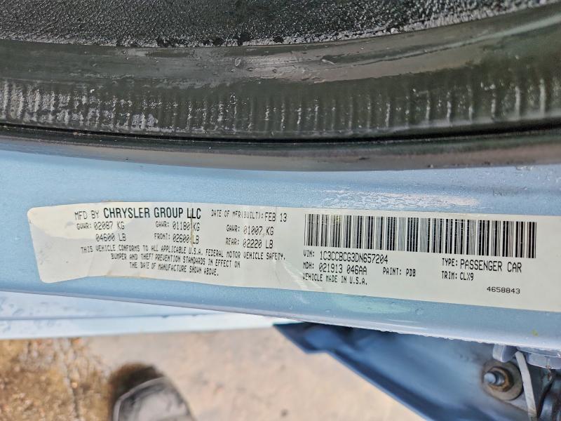 Продаж на аукціоні авто 2013 Chrysler 200, vin: 1C3CCBCG3DN657204, номер лоту: 52016976