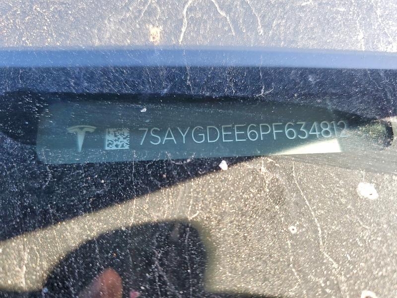 53924836 :رقم المزاد ، 7SAYGDEE6PF634812 vin ، 2023 Tesla Model Y مزاد بيع
