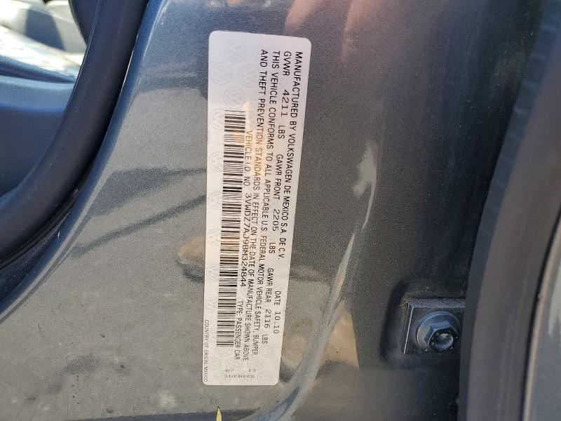 54849276 :رقم المزاد ، 3VWDZ7AJ9BM324844 vin ، 2011 Volkswagen Jetta مزاد بيع