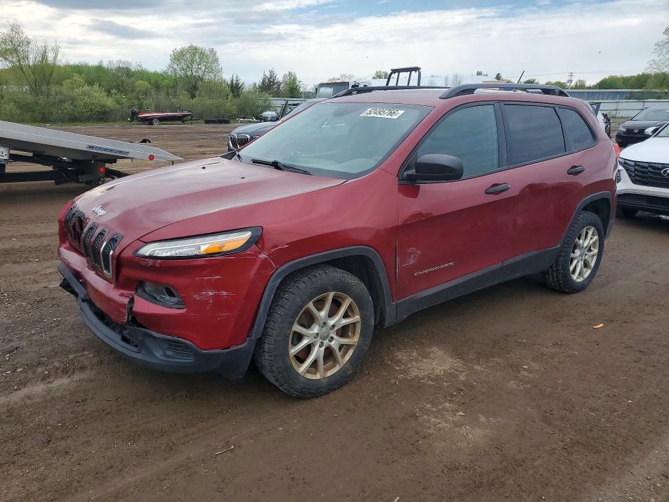 2016 Jeep Cherokee მანქანა იყიდება აუქციონზე, vin: 1C4PJLABXGW167891, აუქციონის ნომერი: 52495766