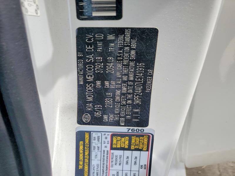 Продаж на аукціоні авто 2020 Kia Forte, vin: 3KPF24AD7LE141916, номер лоту: 52548526