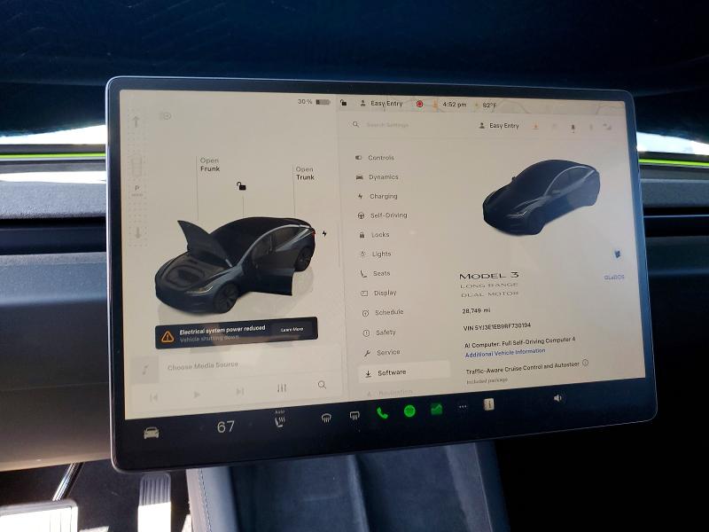 Продаж на аукціоні авто 2024 Tesla Model 3, vin: 5YJ3E1EB9RF730194, номер лоту: 53581276