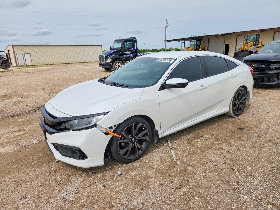 55216186 :رقم المزاد ، 19XFC2F83LE024668 vin ، 2020 Honda Civic مزاد بيع