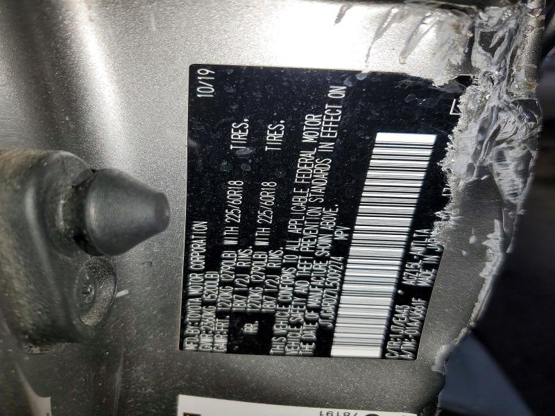 2020 Lexus Nx მანქანა იყიდება აუქციონზე, vin: JTJGARDZ7L5009274, აუქციონის ნომერი: 55047146