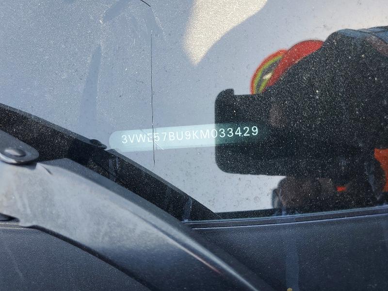 54636876 :رقم المزاد ، 3VWE57BU9KM033429 vin ، 2019 Volkswagen Jetta مزاد بيع