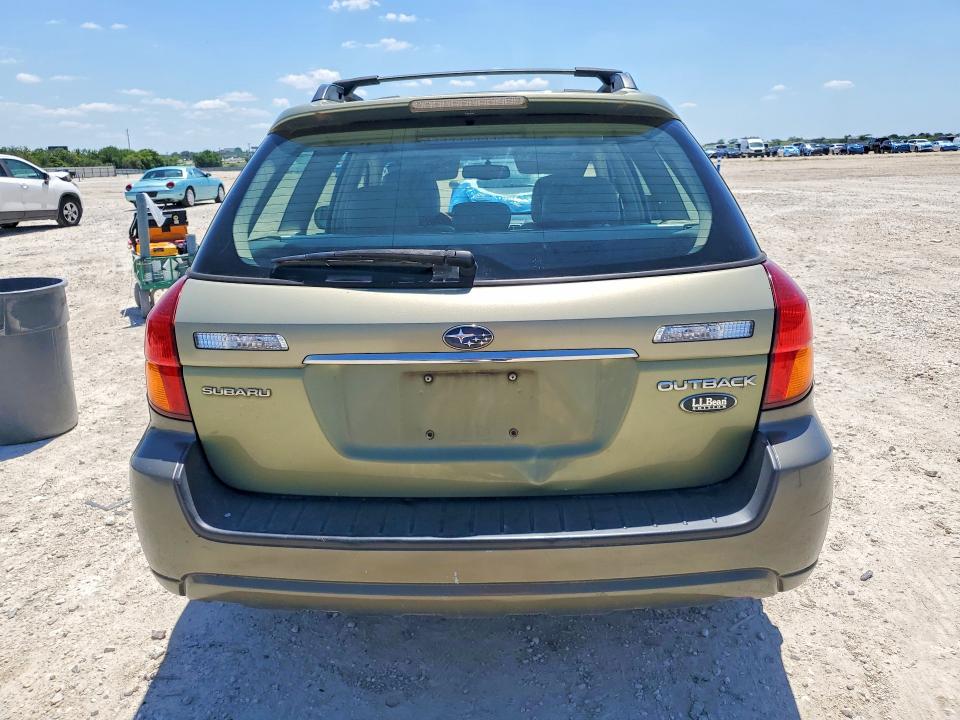 Продажа на аукционе авто 2006 Subaru Outback, vin: 4S4BP86C364358193, номер лота: 53531806