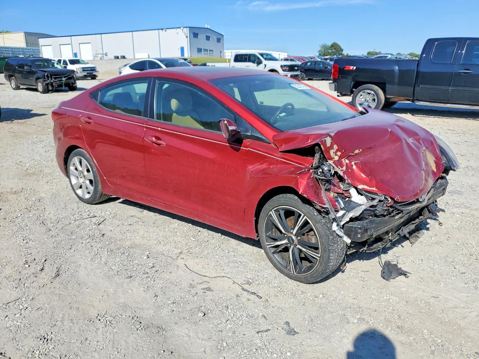 52042766 :رقم المزاد ، 5NPDH4AE6DH244854 vin ، 2013 Hyundai Elantra مزاد بيع