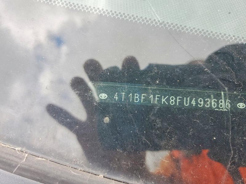 2015 Toyota Camry მანქანა იყიდება აუქციონზე, vin: 4T1BF1FK8FU493686, აუქციონის ნომერი: 54620156