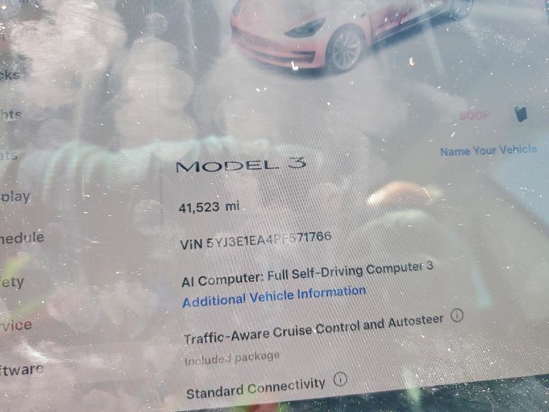 Продажа на аукционе авто 2023 Tesla Model 3, vin: 5YJ3E1EA4PF571766, номер лота: 52971646