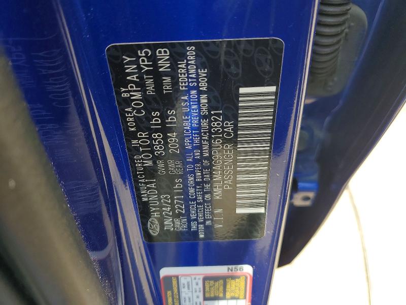 Продажа на аукционе авто 2023 Hyundai Elantra, vin: KMHLM4AG9PU613821, номер лота: 53371596