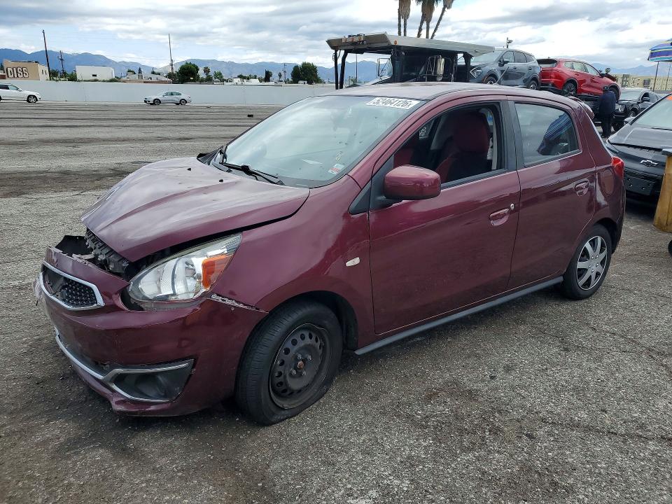 52464126 :رقم المزاد ، ML32A3HJ4KH013717 vin ، 2019 Mitsubishi Mirage مزاد بيع