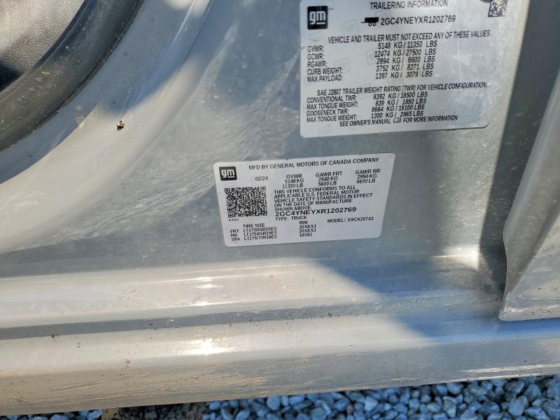 Продажа на аукционе авто 2024 Chevrolet Silverado, vin: 2GC4YNEYXR1202769, номер лота: 53482736