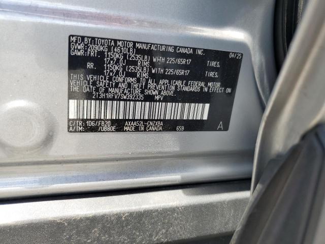 Aukcja sprzedaży 2025 Toyota Rav4, vin: 2T3H1RFV7SW392335, numer aukcji: 54700966