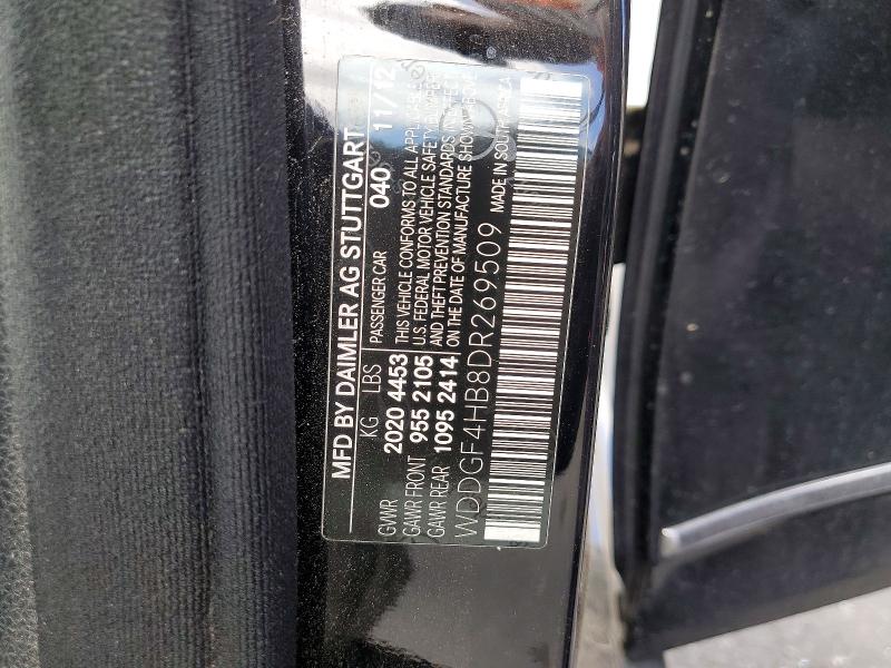 Auction sale of the 2013 Mercedes-benz C, vin: WDDGF4HB8DR269509, lot number: 52363916