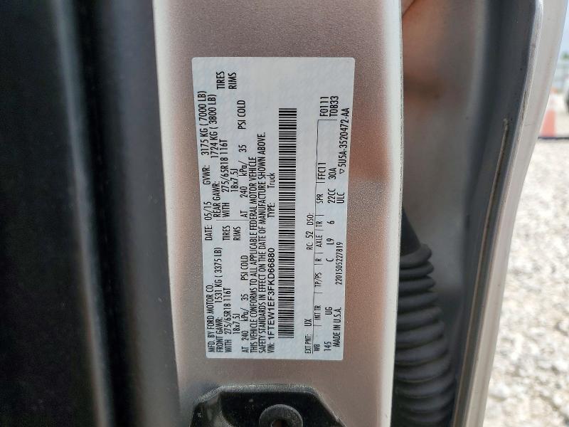 Продаж на аукціоні авто 2015 Ford F150, vin: 1FTEW1EF3FKD66880, номер лоту: 52482986