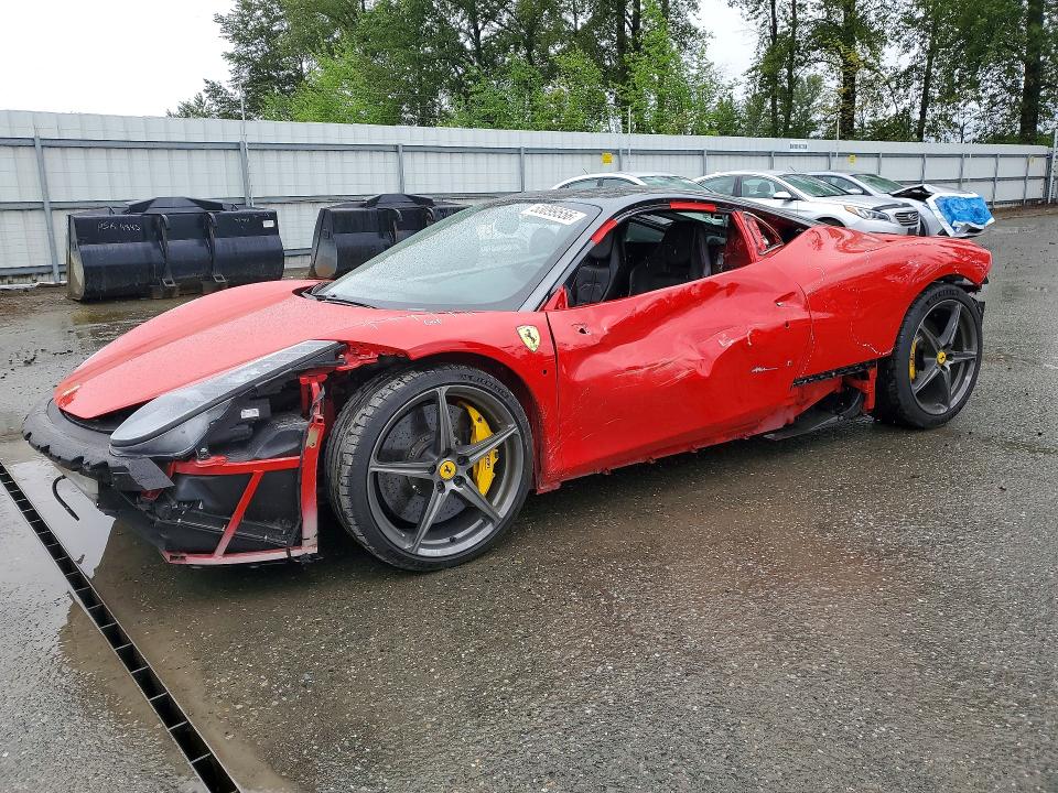 Aukcja sprzedaży 2012 Ferrari 458 Italia, vin: ZFF67NFA1C0184504, numer aukcji: 53099556