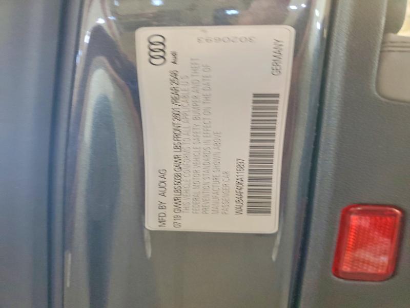 Aukcja sprzedaży 2019 Audi S4, vin: WAUB4AF40KA115897, numer aukcji: 53102856