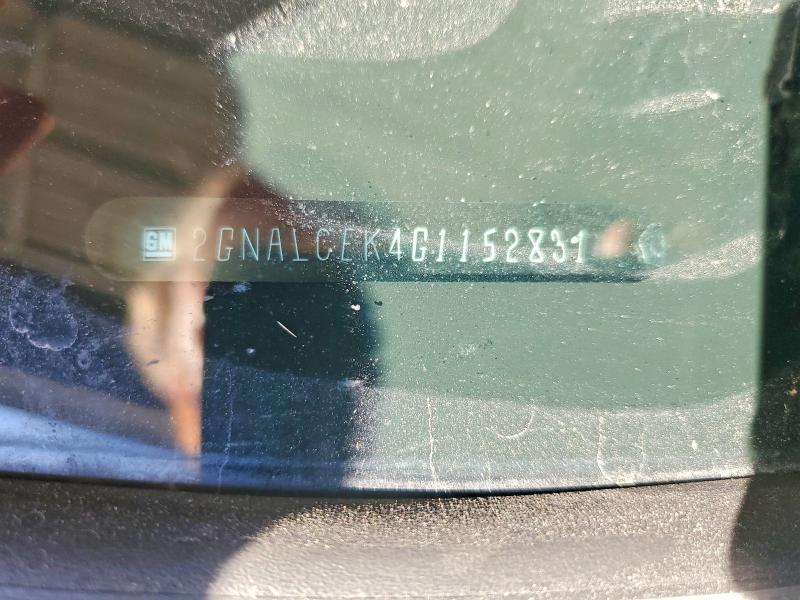 Aukcja sprzedaży 2016 Chevrolet Equinox, vin: 2GNALCEK4G1152831, numer aukcji: 52609266