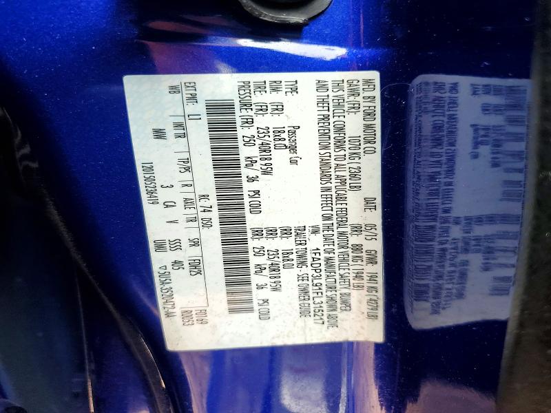 2015 Ford Focus მანქანა იყიდება აუქციონზე, vin: 1FADP3L91FL315217, აუქციონის ნომერი: 52500166