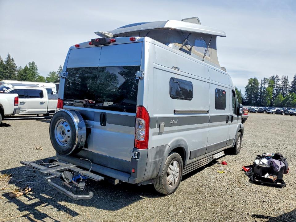 2018 Ram Promaster 2500 მანქანა იყიდება აუქციონზე, vin: 3C6TRVDG5JE115958, აუქციონის ნომერი: 53931716