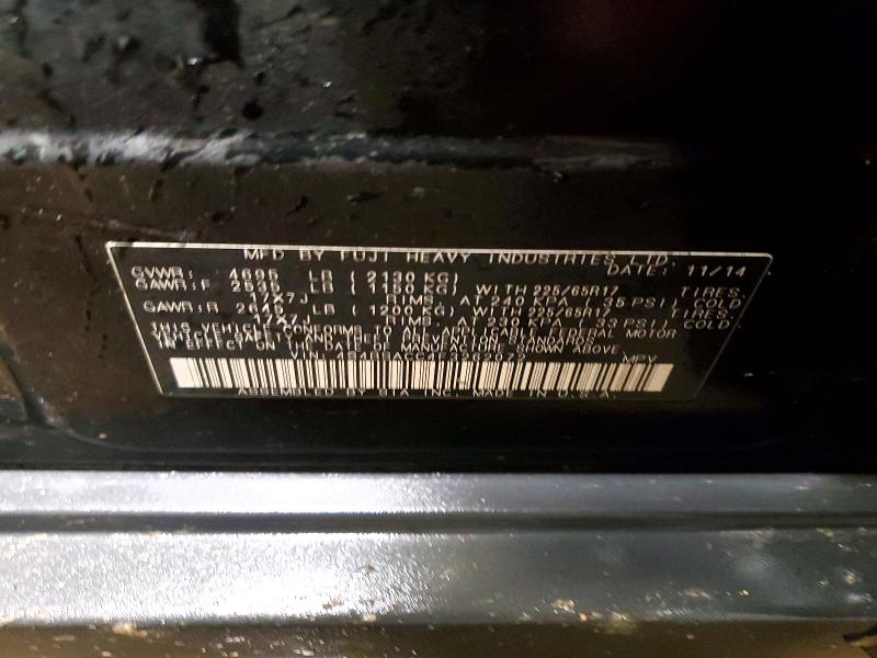 Aukcja sprzedaży 2015 Subaru Outback, vin: 4S4BSACC4F3262072, numer aukcji: 52329156