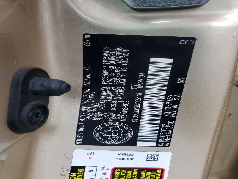 Продажа на аукционе авто 2011 Toyota Sienna, vin: 5TDKA3DC8BS005118, номер лота: 53736276