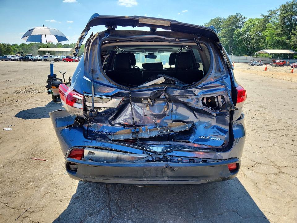 54163196 :رقم المزاد ، 5TDJZRFH6KS722844 vin ، 2019 Toyota Highlander مزاد بيع