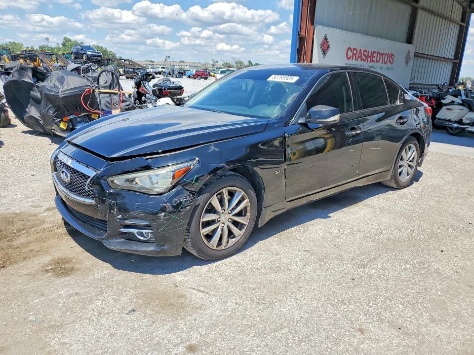 53793926 :رقم المزاد ، JN1BV7AR2EM684696 vin ، 2014 Infiniti Q50 مزاد بيع